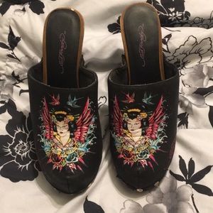 Ed Hardy heels